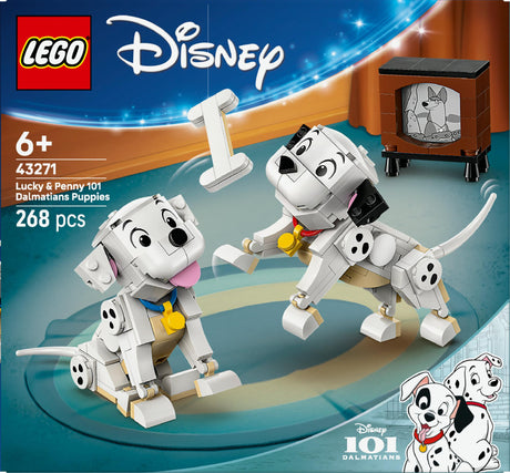 LEGO 43271 Disney Classic Puppies Lucky and Penny from 101 Dalmatians