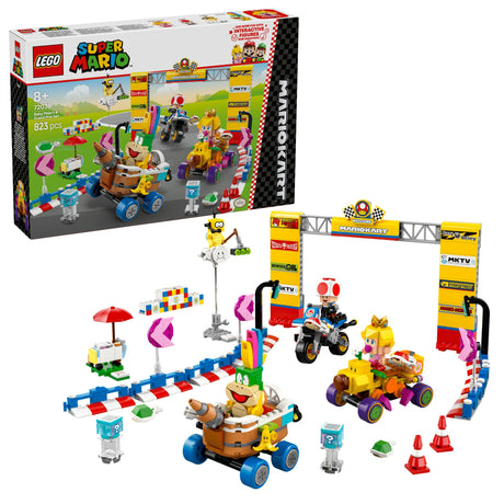 LEGO 72036 Super Mario - Mario Kart: Baby Peach & Grand Pix Set, Construction Toy LEGO