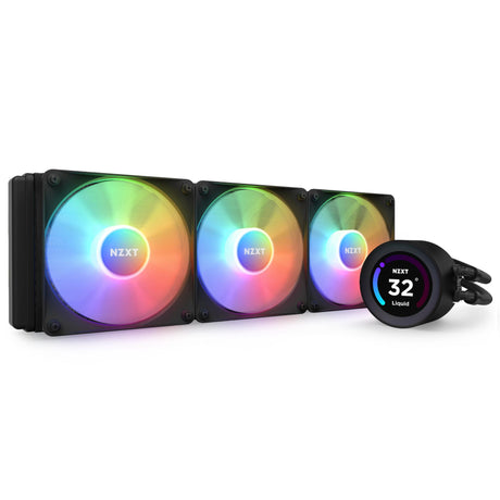 NZXT Kraken Elite RGB 360mm Liquid CPU Køler - Sort NZXT