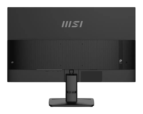 MSI PRO MP275 E14L – 27″ Full HD IPS-skærm, 144 Hz – bagside med fod