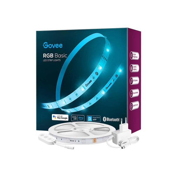 Govee RGB LED lysstrip Basic WiFi/Bluetooth 10 m