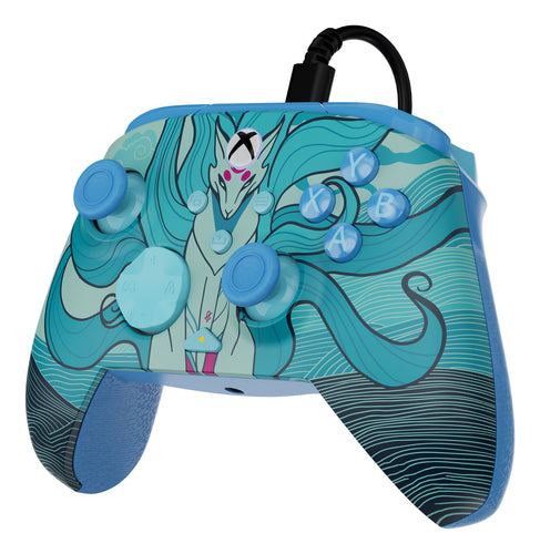 Turtle Beach Rematch Advanced Blue Kitsune – Xbox/PC – Set skråt fra højre