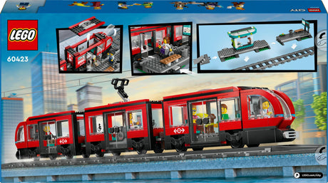 LEGO 60423 City Tram with Stop