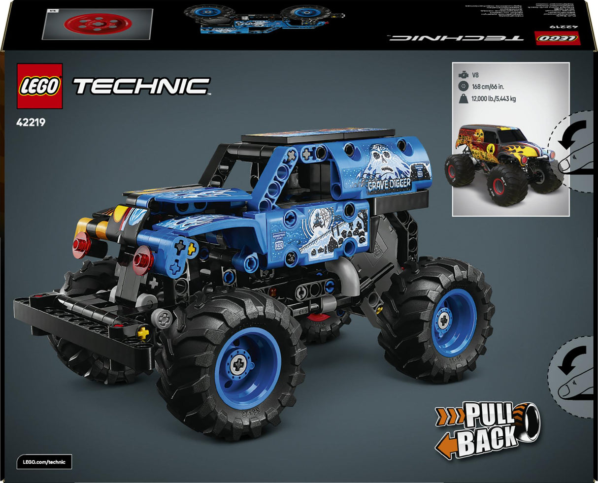 LEGO - Technic - Monster Jam™ Grave Digger™ Fire and Ice (42219) LEGO