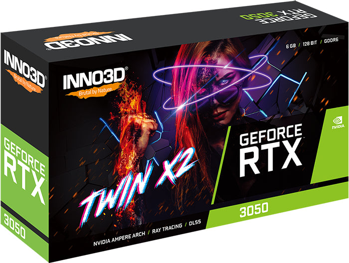 Inno3D GeForce RTX 3050 TWIN X2 6GB InnoVISION Multimedia Technologies