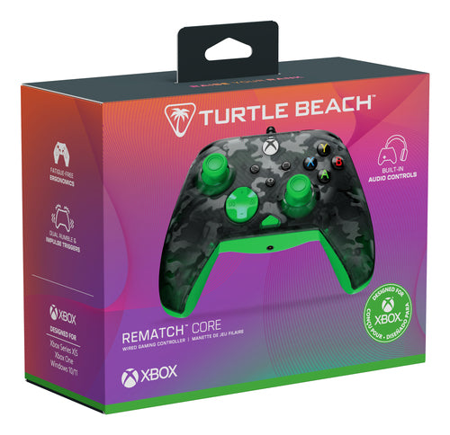 Turtle Beach Rematch Core Ghost Camo/Green – Xbox/PC – Emballage fra siden