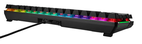 ASUS ROG Falchion – nærbillede af produktets detaljer; layout på billedet er illustrativt