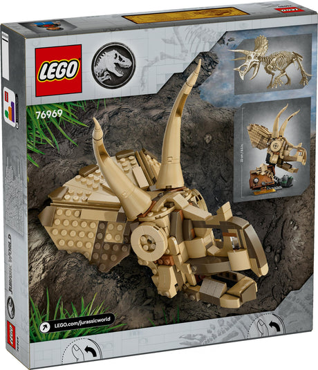 LEGO 76969 Jurassic World Dinosaur Fossils: Triceratops Skull