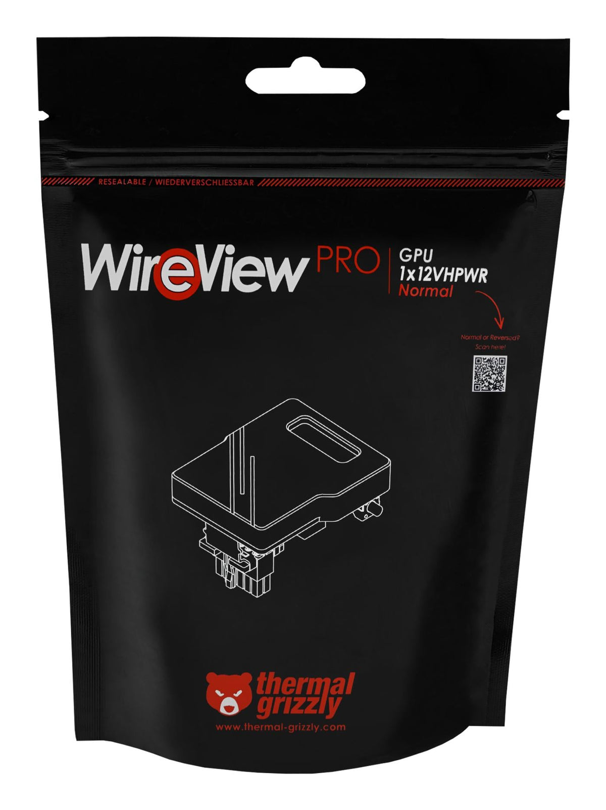 Thermal Grizzly WireView Pro GPU 1x12VHPWR Normal Thermal Grizzly