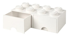 Room Copenhagen LEGO Brick Drawer 8 white - RC40061735 Room Copenhagen