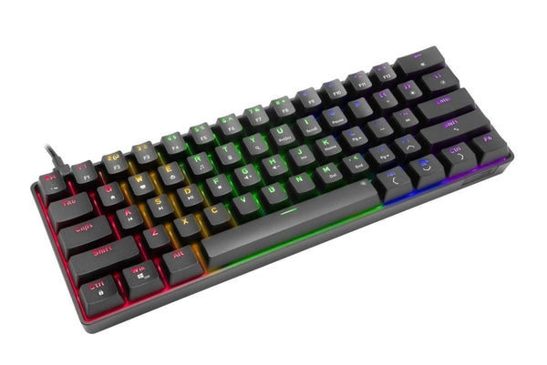 Speedlink ATMOS mekanisk 60% RGB-gamingtastatur – brune switches – US