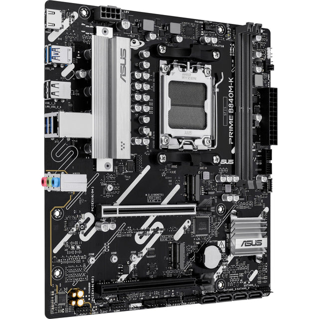 ASUS PRIME B840M-K set skråt forfra