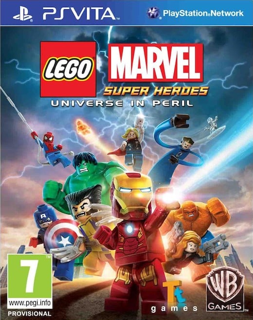 LEGO Marvel Super Heroes – PlayStation Vita-emballage