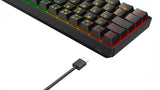DK470 60% Mechanical Keyboard, Lubed Hot-Swap KTT Switches deltaco_gaming
