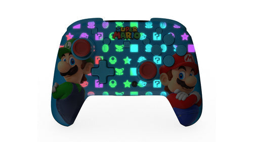 Turtle Beach Rematch RGB Wireless – Mario & Luigi – Switch – controller med belyst motiv
