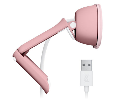 Logitech - Brio 100 Full HD Webcam - Rose