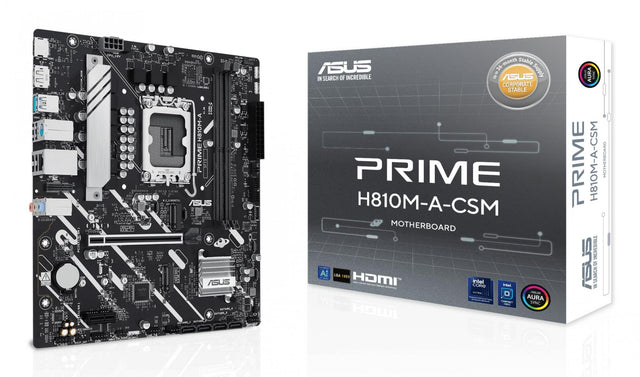 ASUS PRIME H810M-A-CSM Micro ATX LGA1851 sokkel Intel H810 ASUSTeK COMPUTER
