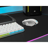 CORSAIR Gaming M65 RGB ULTRA WIRELESS Optisk Trådløs Kabling Hvid