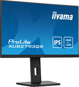 iiyama ProLite XUB2793QS-B1 27 2560 x 1440 (2K) HDMI DisplayPort 75Hz Pivot Skærm Iiyama