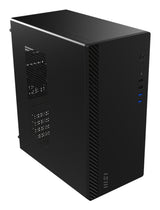 MSI PRO SHIELD M100P – sort PC-kabinet – åbent kabinet med indvendig opbygning