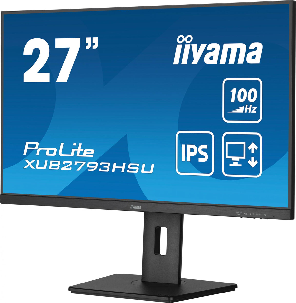 iiyama ProLite XUB2793HSU-B6 27 1920 x 1080 (Full HD) HDMI DisplayPort 100Hz Pivot Skærm Iiyama