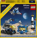 LEGO 40712 – æskens forside med raketbase og rumskib