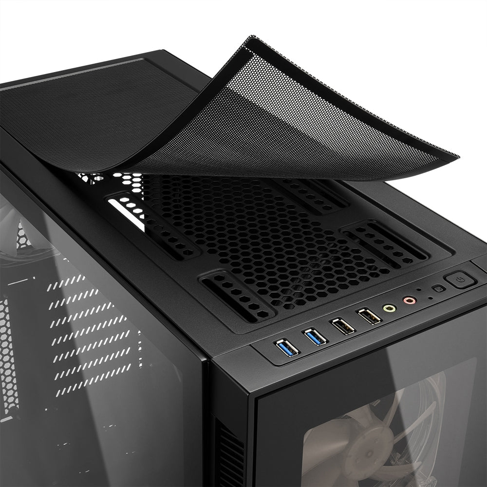 Sharkoon TG5 PRO RGB, tower case (black) Sharkoon