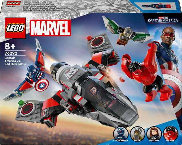 LEGO 76292 Marvel Super Heroes Captain America vs. Red Hulk Showdown LEGO