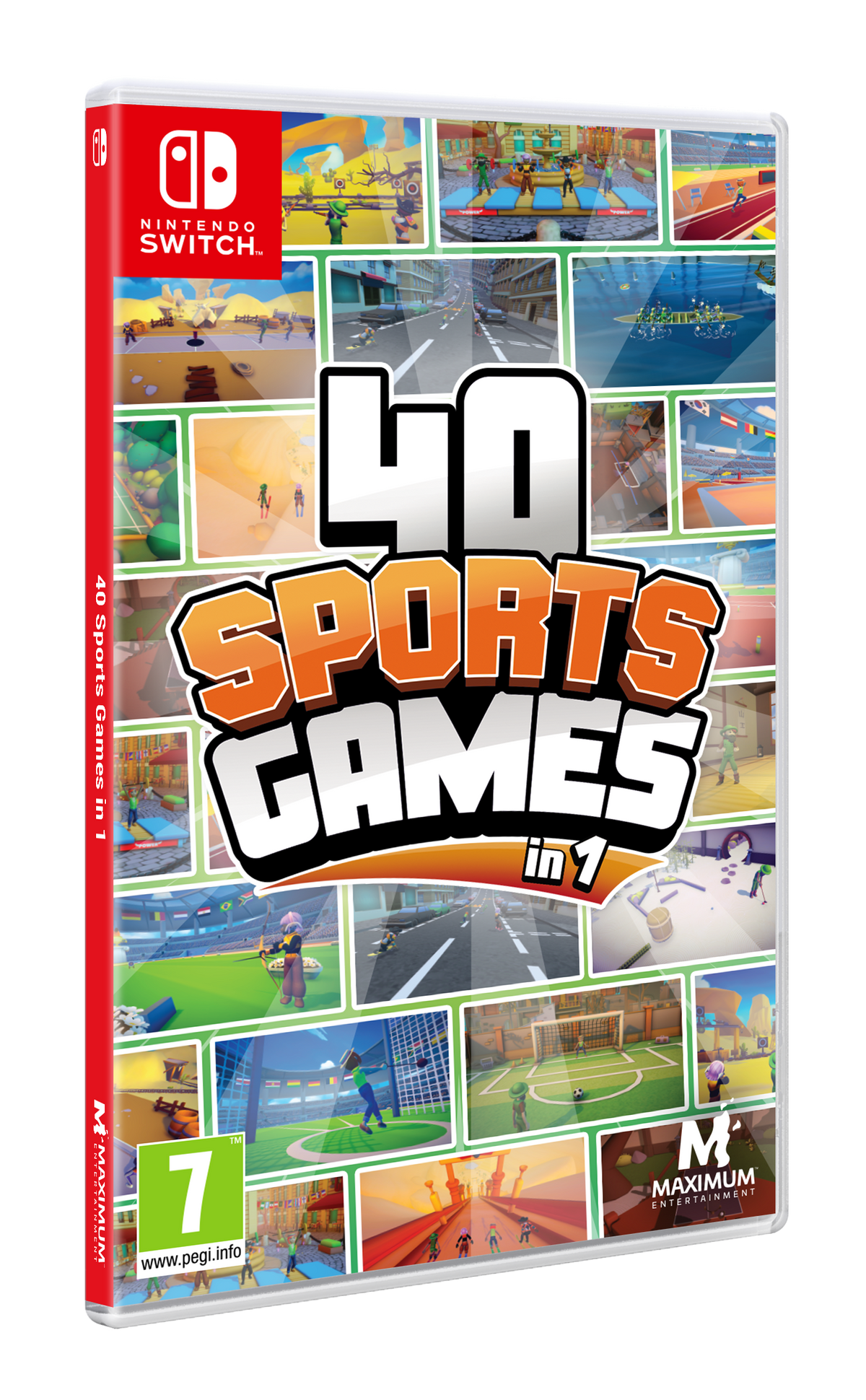 40 Sports Games in 1 Nintendo Switch – Emballage