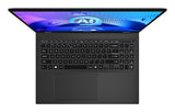 MSI Prestige 16 AI Evo B1MG-234FRNN – tastatur og touchpad set ovenfra