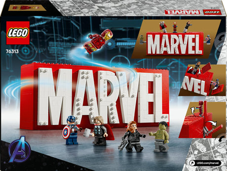 LEGO 76313 Marvel Logo & Minifigures