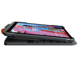 Logitech - Slim Folio for iPad 7-8-9th Graphite Nordic Logitech