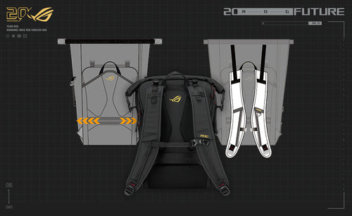 Asus ROG SLASH Backpack Edition 20 – Sort