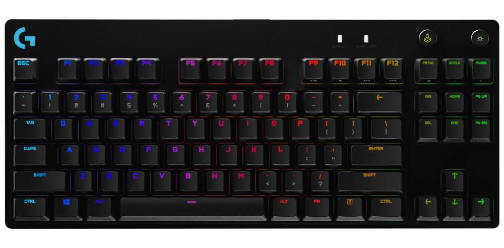 Logitech - PRO Gaming Keyboard - English (UK) - QWERTY Layout - Black - Mechanical Keyswitch - Windows, Mac OS Logitech