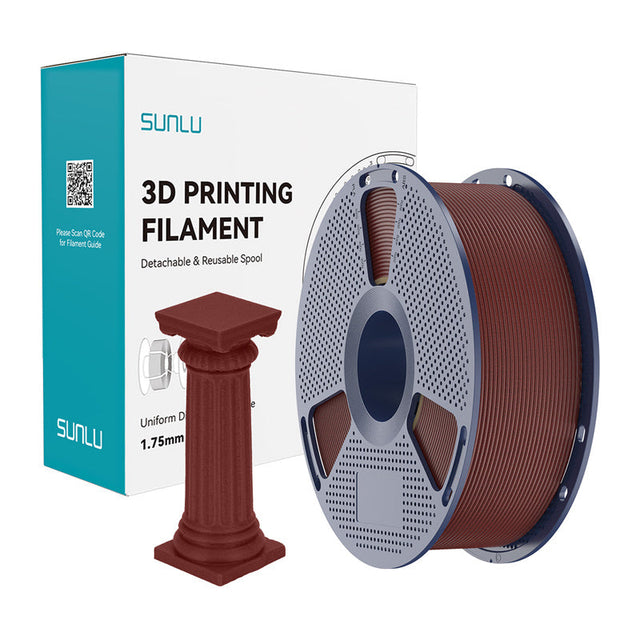 Sunlu PLA High-Speed Marble filament – Brick Red, 1,75 mm, 1 kg