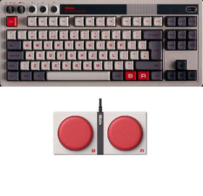 8BitDo Retro Mechanical Keyboard N Edition UK med Dual Super Buttons