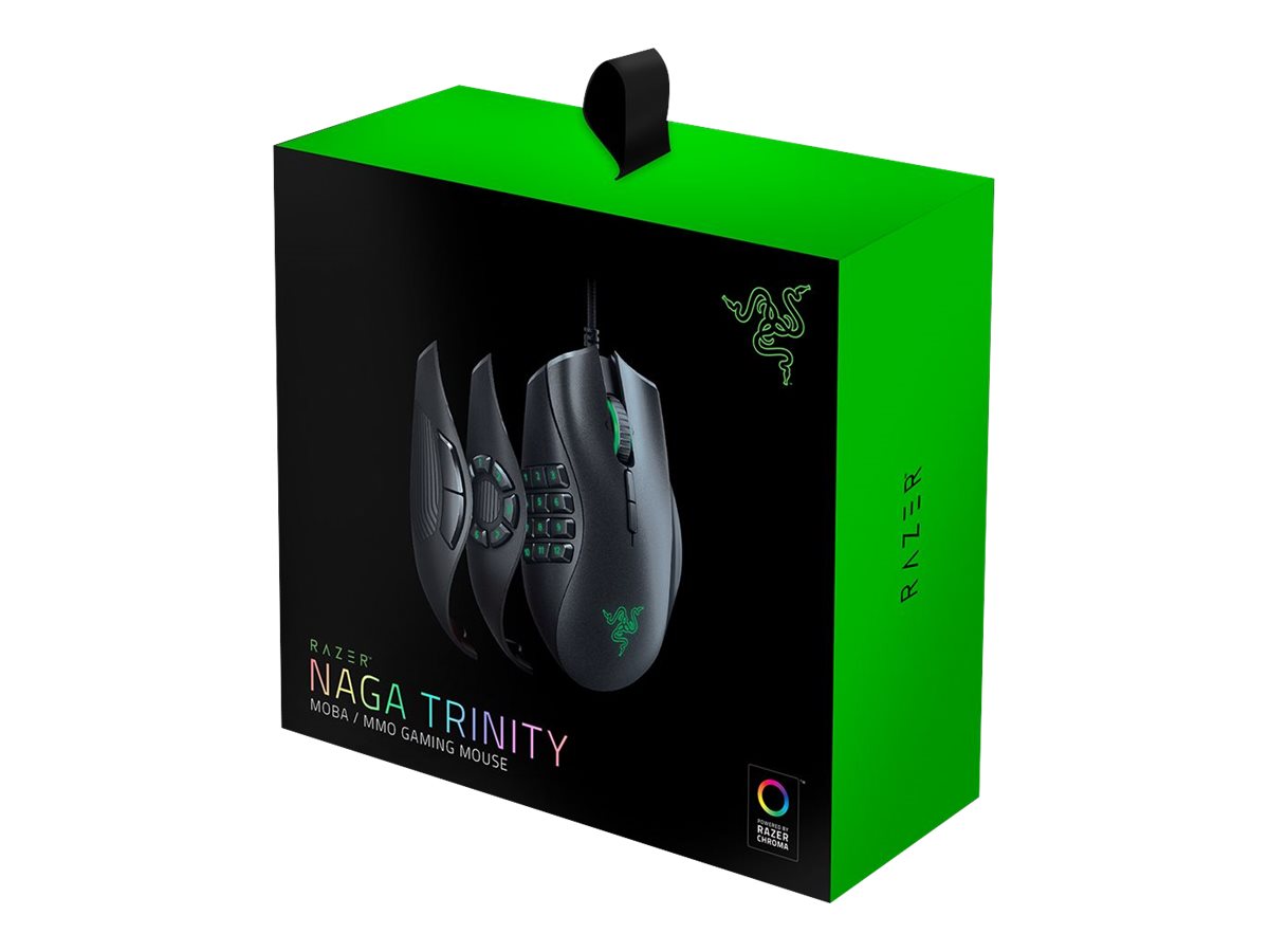 Razer Naga Trinity Laser Kabling Sort