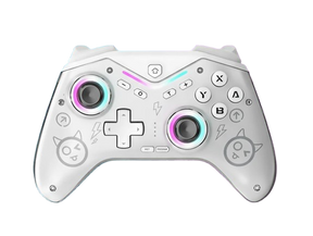 Deep Explorer Spark – hvid controller til Switch og Switch 2 – forside