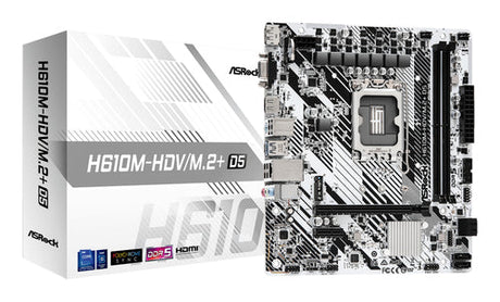 ASRock H610M-HDV/M.2+ D5 bundkort - produktbillede 1