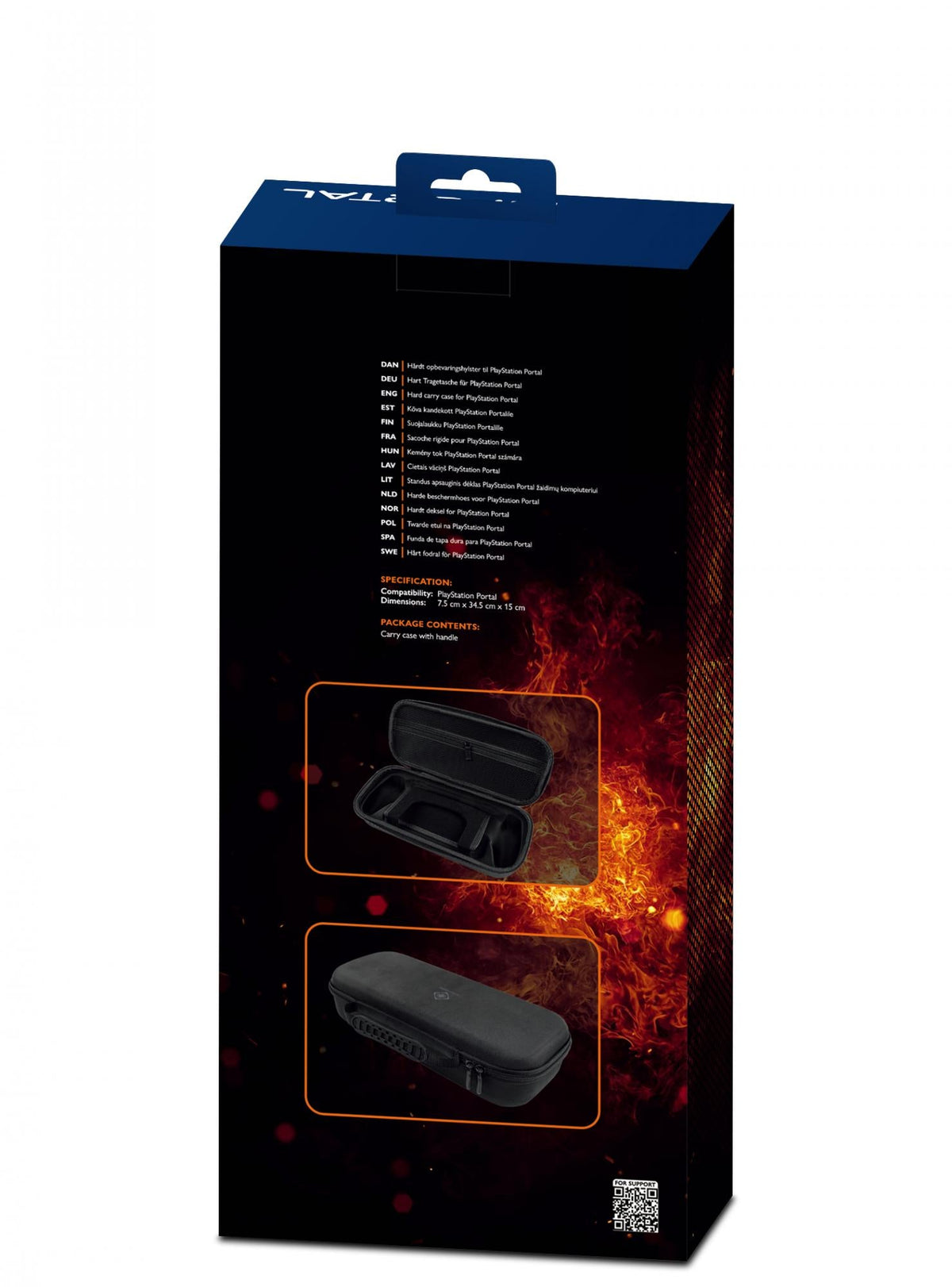 Playstation Portal Hard Carry Case,  Black deltaco_gaming