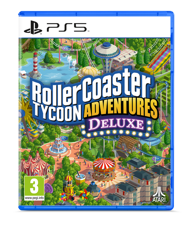 RollerCoaster Tycoon (Adventures Deluxe) – PlayStation 5 – spilomslag