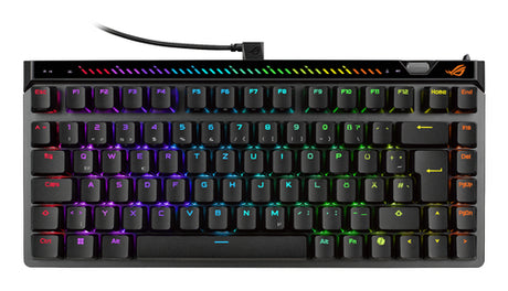 ASUS ROG Falchion Ace 75 HE – tastatur med kabel set ovenfra