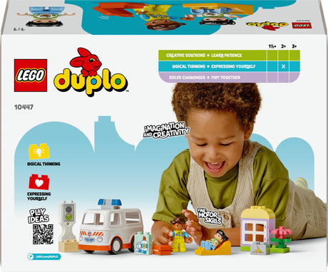 LEGO 10447 DUPLO Town ambulance with driver