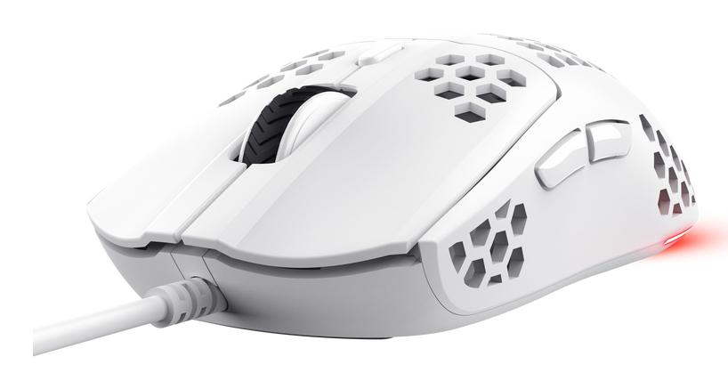 TRUST GXT928W HELOX LÄTTVIKTSMUS - VIT