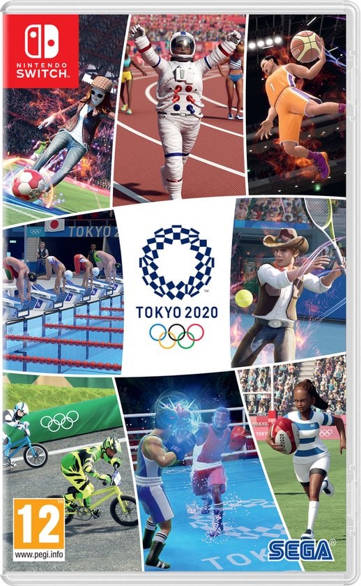 Olympic Games Tokyo 2020 - The official Video Game (Code in a Box) – Nintendo Switch-emballage