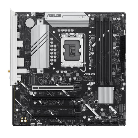ASUS B860M MAX GAMING AX – set ovenfra