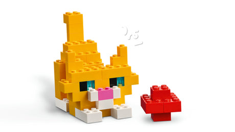 LEGO Classic 11045 – Kreative farverige klodser – bygget kat og hjerte
