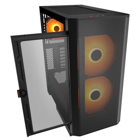 COUGAR Airface FLO, ARGB, sort kabinet – produktdetalje