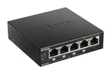 D-Link DGS-1005P/E – 5-port Gigabit PoE+ switch – produktbillede 0
