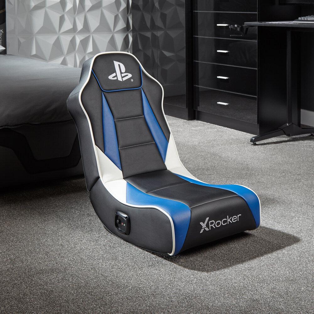 XROCKER PLAYSTATION GEIST 2.0 FLOOR ROCKER - BLACK AND BLIUE XROCKER